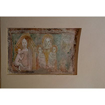 Madonna del latte in trono e Santa Valeria con i due figli gemelli in fasce Madonna del latte in trono e Santa Valeria con i due figli gemelli in fasce