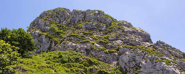 le roccette finali del Corno Centrale rocce del Sasso Malascarpa
